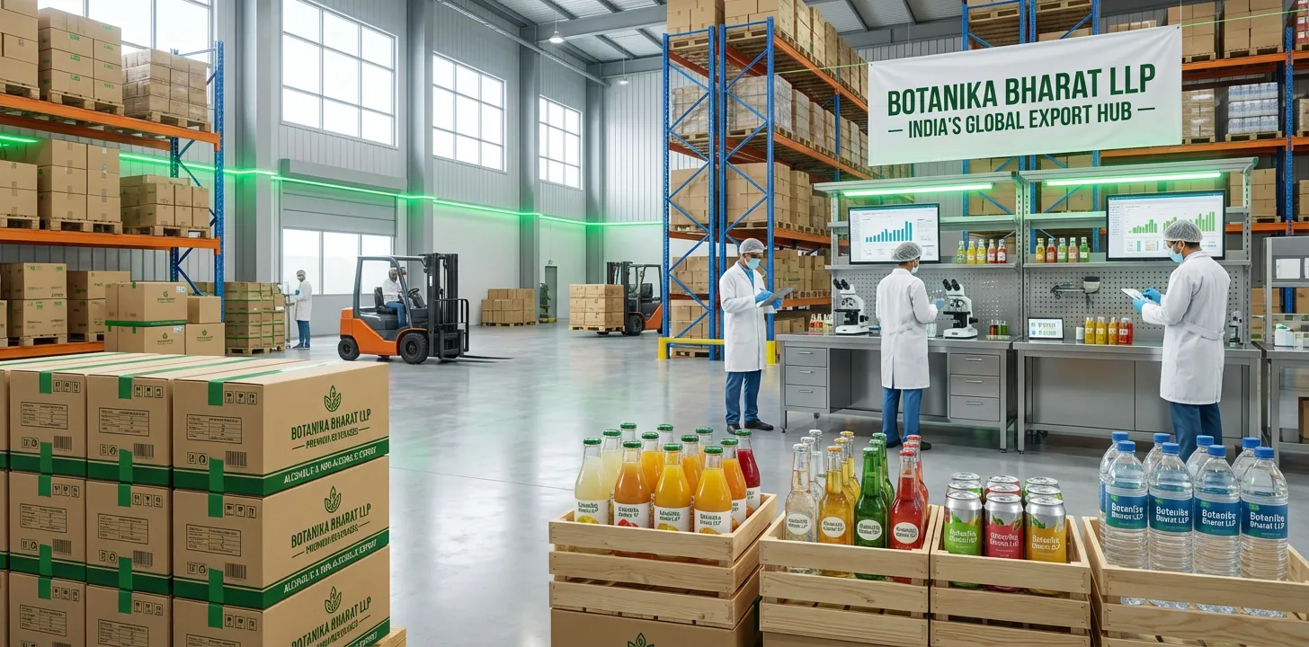 Alcoholic & Non Alcoholic Beverages – Botanika Bharat LLP, Indian alcoholic non alcoholic beverages exporter, bulk beverage supplier FMCG HORECA, Rudrapur Uttarakhand.