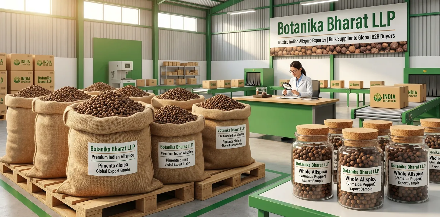 All Spice – Botanika Bharat LLP, Indian allspice exporter, Jamaica pepper whole allspice berries, Rudrapur Uttarakhand.