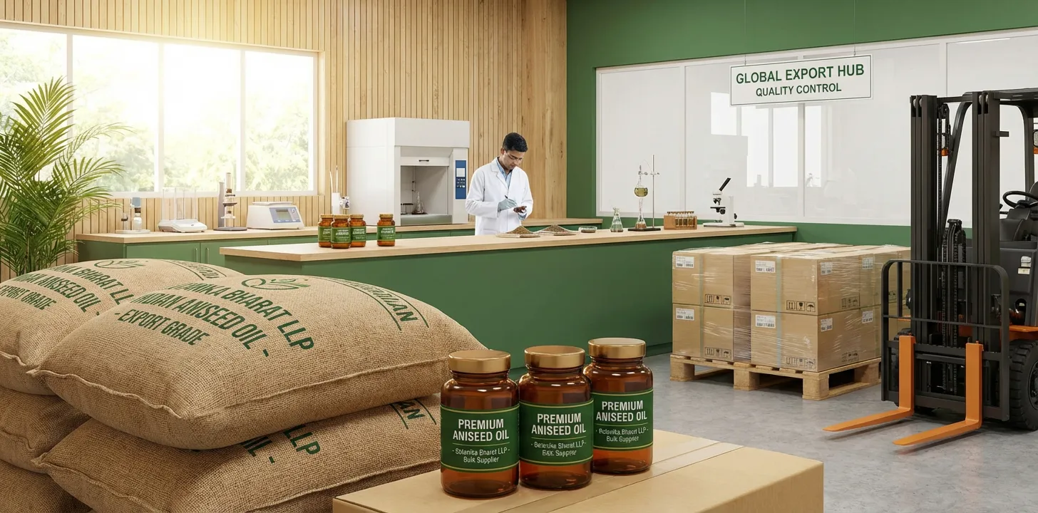 Aniseed oil – Botanika Bharat LLP, Indian aniseed oil exporter, essential oil bulk supplier FMCG HORECA, Rudrapur Uttarakhand.