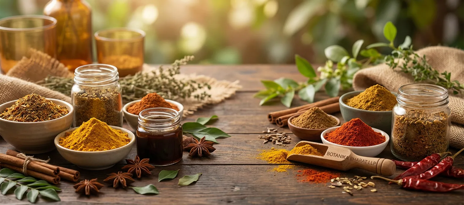 Curry powder masala ground spices wholesale – spice blends export India – bulk buyer – Botanika Bharat LLP