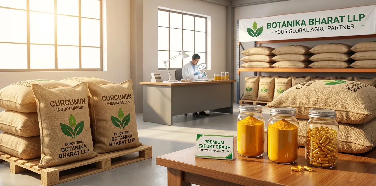 Curcumin – Botanika Bharat LLP, Indian curcumin exporter, bulk curcumin supplier, curcuminoids nutraceuticals FMCG HORECA, Rudrapur Uttarakhand.