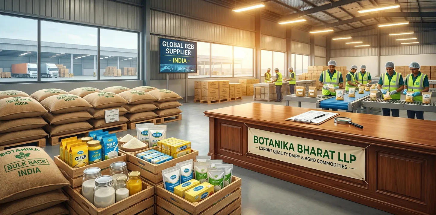 Dairy Products – Botanika Bharat LLP, Indian dairy products exporter, ghee paneer milk products supplier FMCG HORECA, Rudrapur Uttarakhand.