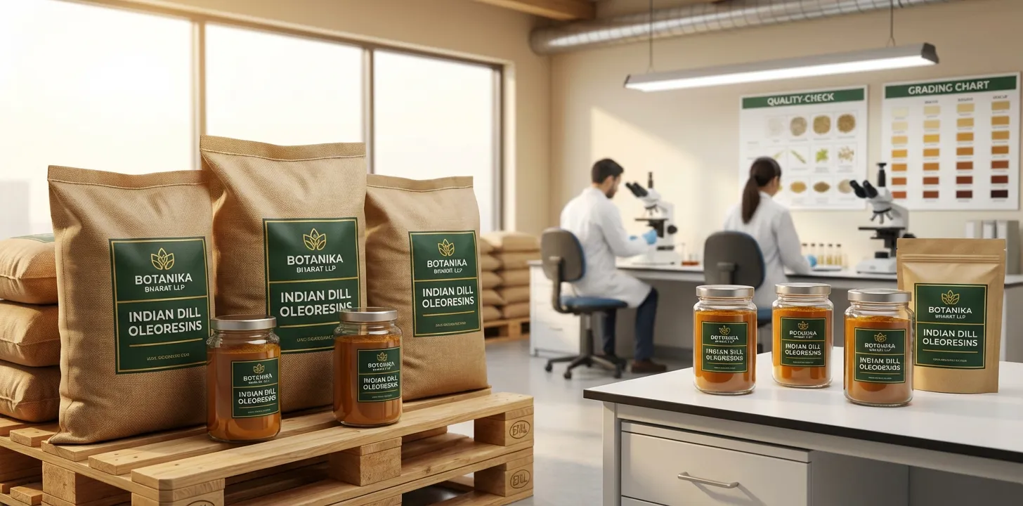 Dill Oleoresins – Botanika Bharat LLP, Indian dill oleoresins exporter, bulk dill oleoresins supplier FMCG food flavor, Rudrapur Uttarakhand.