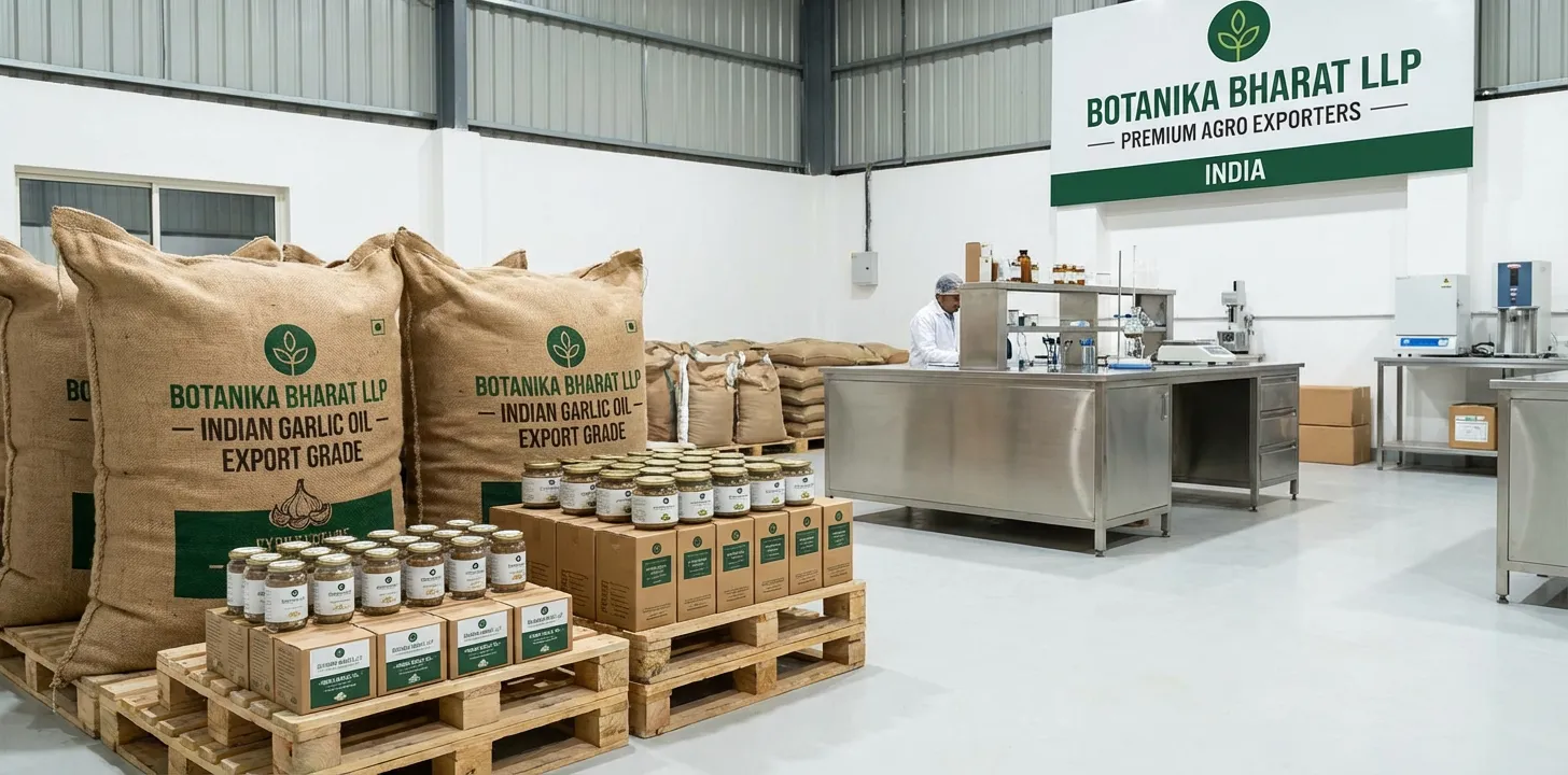 Garlic oil – Botanika Bharat LLP, Indian garlic oil essential oil supplier, Rudrapur Uttarakhand.