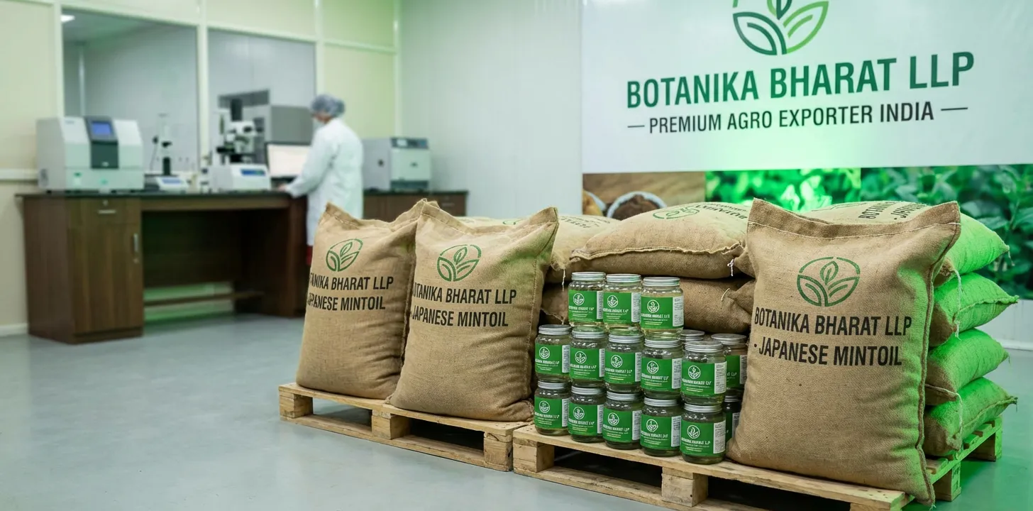 Japanese Mintoil – Botanika Bharat LLP, Indian japanese mintoil exporter, essential oil supplier, Rudrapur Uttarakhand.