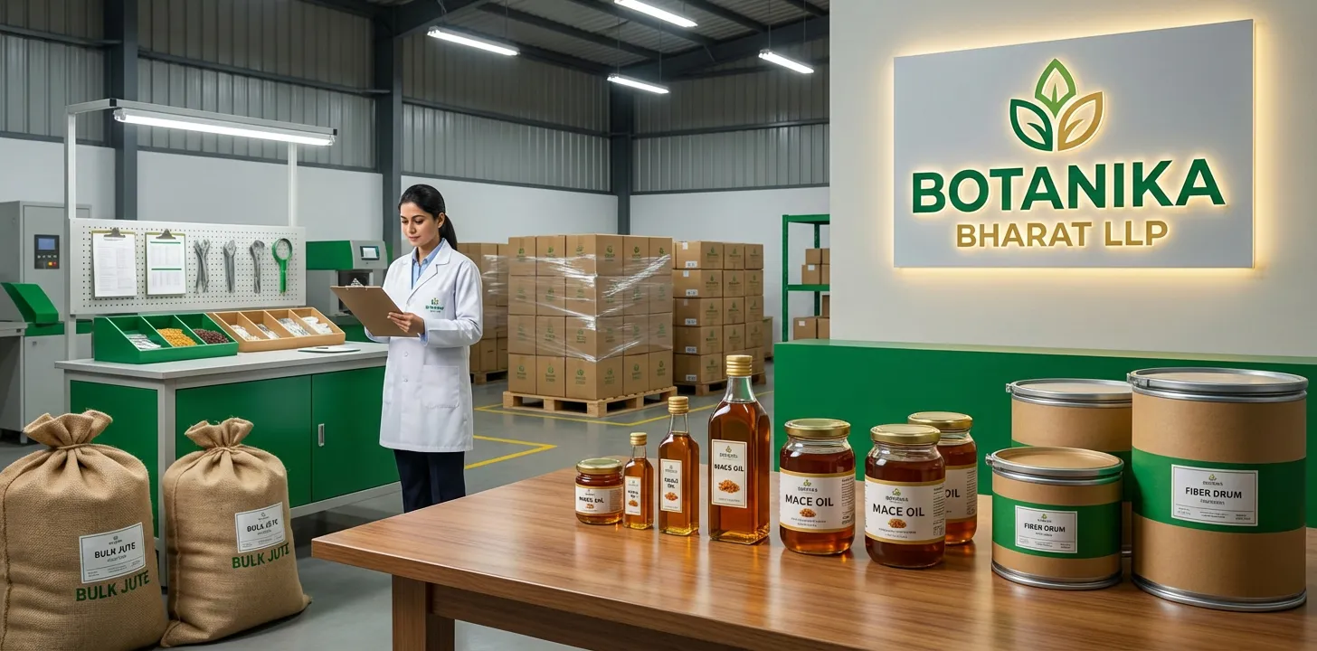 Mace oil – Botanika Bharat LLP, Indian mace oil exporter, essential oil supplier, Rudrapur Uttarakhand.