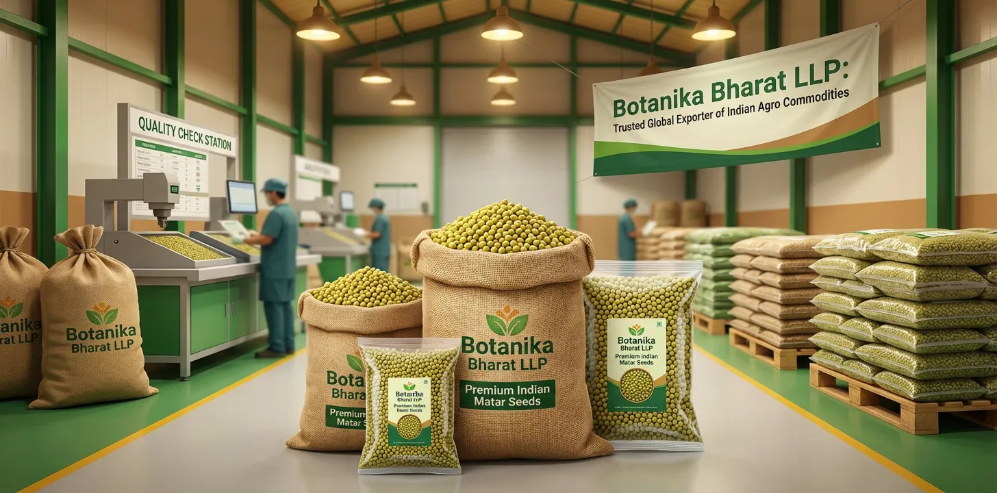 Matar Seeds – Botanika Bharat LLP, matar seeds exporter from India, dry peas seeds, pea seeds, Rudrapur Uttarakhand.