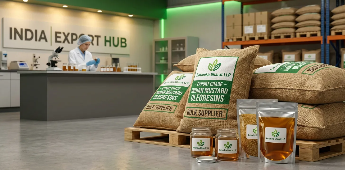 Mustard Oleoresins – Botanika Bharat LLP, Indian mustard oleoresins exporter, oleoresin bulk supplier FMCG HORECA, Rudrapur Uttarakhand.