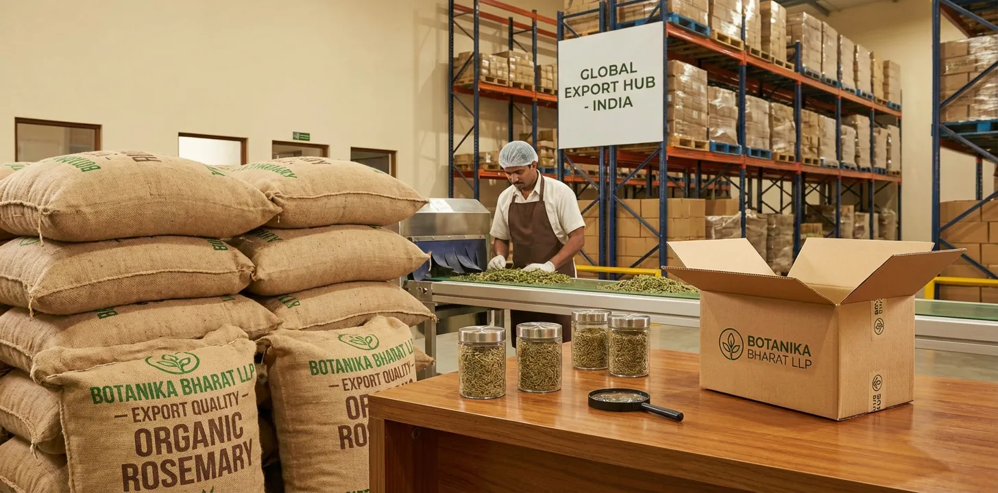 Organic Rosemary – Botanika Bharat LLP, Indian organic rosemary exporter, organic rosemary supplier FMCG HORECA, Rudrapur Uttarakhand.