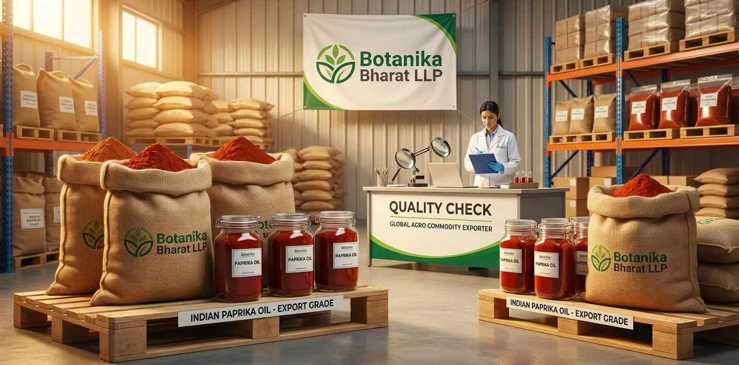 Paprika oil – Botanika Bharat LLP, Indian paprika oil exporter, essential oil supplier, Rudrapur Uttarakhand.