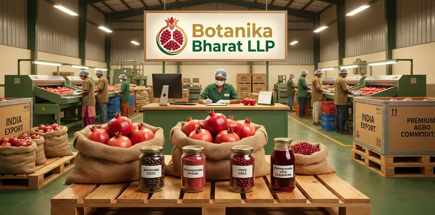 Pomegranate – Botanika Bharat LLP, Indian pomegranate exporter, anardana supplier, pomegranate powder, Punica granatum, Rudrapur Uttarakhand.