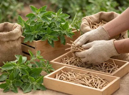 Ashwagandha | Botanika Bharat LLP Spices Herbs Ashwagandha Turmeric Oleoresins Essential Oils Rice Bulk Spice Exporter Wholesale India