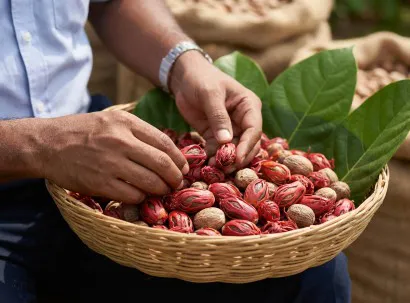 Nutmeg & Mace | Botanika Bharat LLP Spices Herbs Ashwagandha Turmeric Oleoresins Essential Oils Rice Bulk Spice Exporter Wholesale India