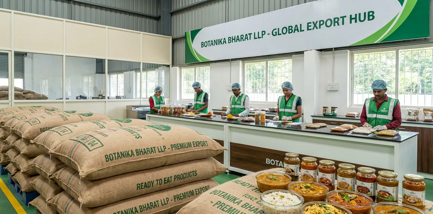 Ready to Eat Products – Botanika Bharat LLP, Indian ready to eat products exporter, bulk RTE supplier, convenience foods packaged foods, FMCG HORECA, Rudrapur Uttarakhand.