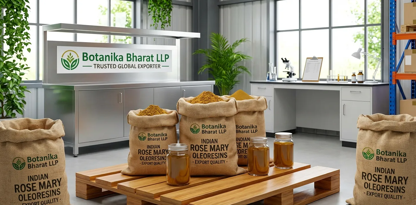 Rosemary Oleoresins – Botanika Bharat LLP, Indian rosemary oleoresins exporter, bulk rosemary oleoresin supplier FMCG flavour food, Rudrapur Uttarakhand.