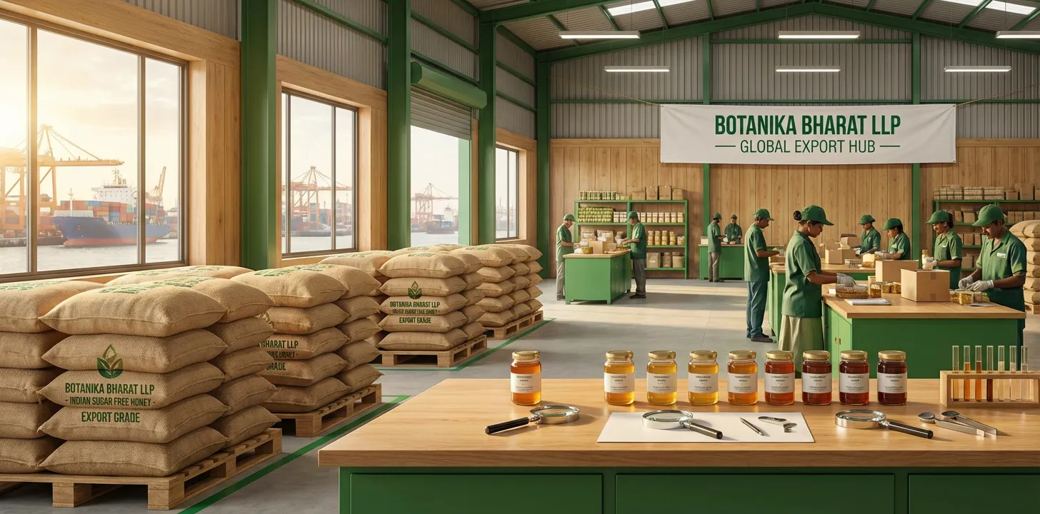 Sugar Free Honey Product – Botanika Bharat LLP, Indian sugar free honey product exporter, bulk sugar free honey supplier FMCG HORECA, Rudrapur Uttarakhand.