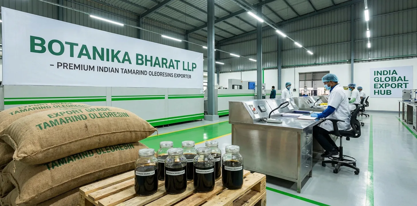 Tamarind Oleoresins – Botanika Bharat LLP, Indian tamarind oleoresin exporter, bulk tamarind oleoresin supplier, Tamarindus indica extract, FMCG sauces chutneys, Rudrapur Uttarakhand.